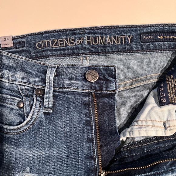 Citizens Of Humanity Women's Jeans - Rocket High Rise Skinny Size:24 - Picture 3 of 7